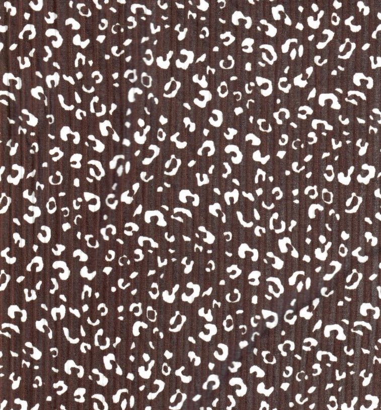 KNT4135-MS11199 -BROWN  PRINT, PRINT-B KNIT