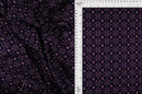 KNT4451 -PURPLE  SOLID, SOLID-B, YARN DYED KNIT