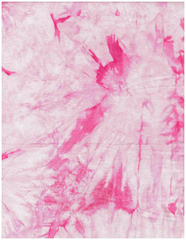 KNT4350 -PINK HOT  SOLID-B, TIE-DYE KNIT