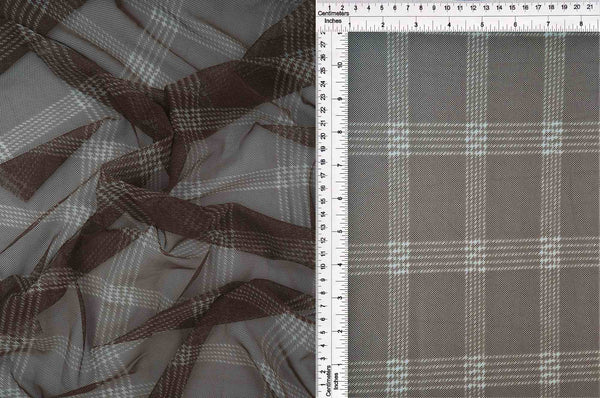 MESH-SE90460 -BROWN  PRINT, PRINT-B MESH