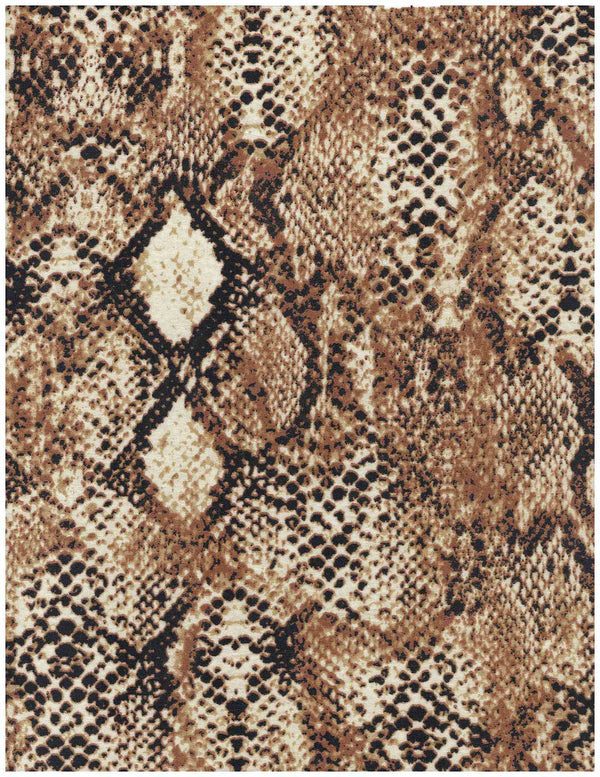 KNT2100-MS00217 -BROWN  PRINT, PRINT-B KNIT